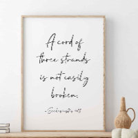 A Cord Of Three Strands, Ecclesiastes 4:12
