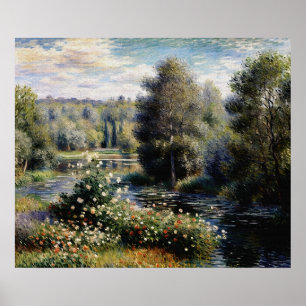 A Corner of the Garden at Montgeron Poster