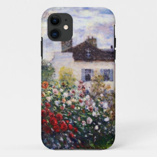 A Corner of the Garden with Dahlias by Monet Case-Mate iPhone Case