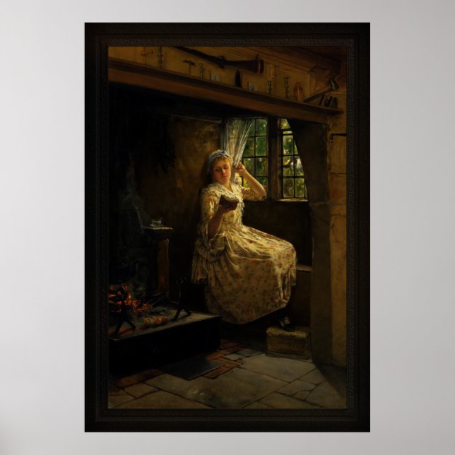 A Cosey Corner by Frank Millet Poster (Front)