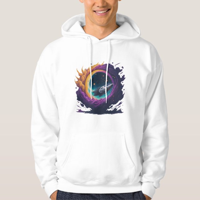 a cosmic dust cloud hoodie (Front)