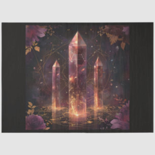 A Cosmic Planet and Crystals Series Design 3 Tissue Paper