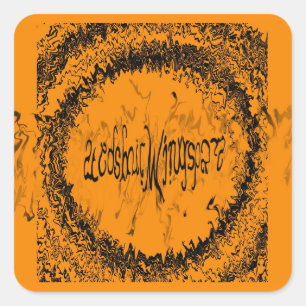 A Cosmic Wingspan "Reverse Logo" Sticker