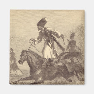 A Cossack Horseman Magnet