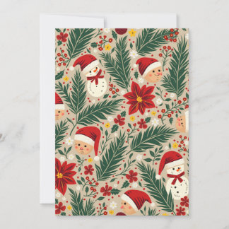 A cosy Christmas greeting card