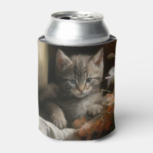 A Cosy Corner Tabby Kitten Can Cooler