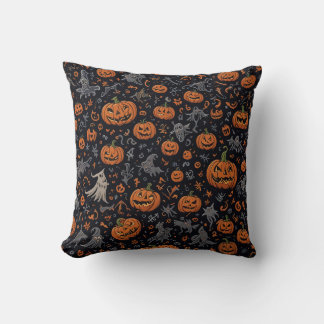 A cosy Halloween cushion