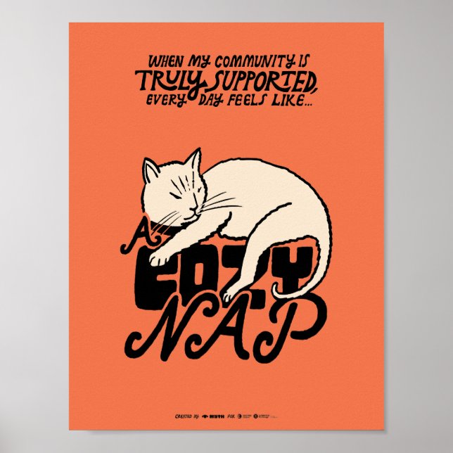 A Cosy Nap Poster (Front)