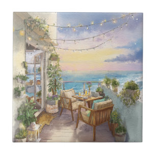 A Cosy Seaside Balcony Tile