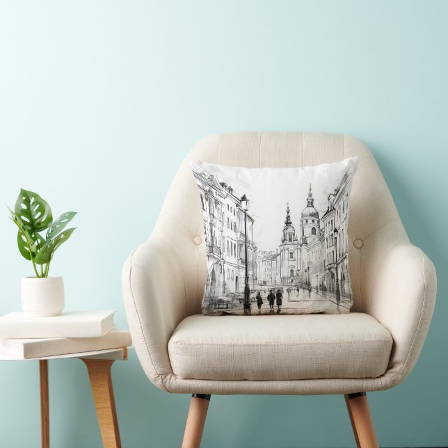  A Cosy Tribute to the City of a Hundred Spires Cushion (Chair)