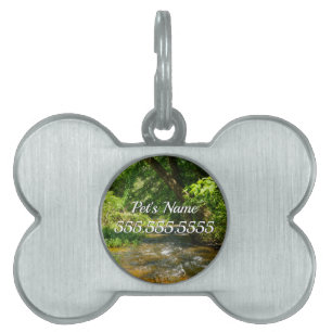 A Country Creek Pet Name Tag