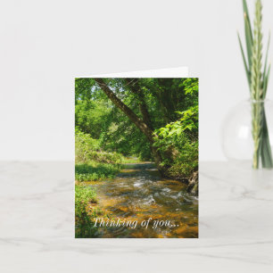 A Country Creek Thinking Of You Card