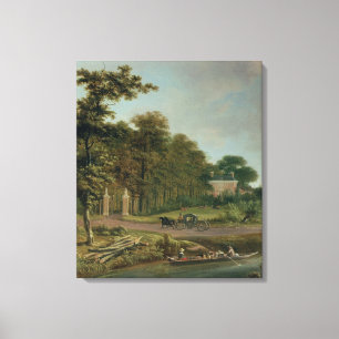 A Country House Canvas Print