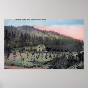 A Country Residence Scene Poster