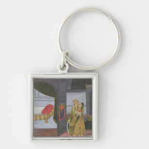 A Couple, illustration from the 'Malavi Ragini' Key Ring