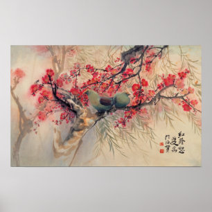 A Couple in Spring Poster