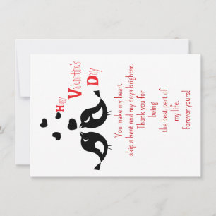 A couple of black birds card