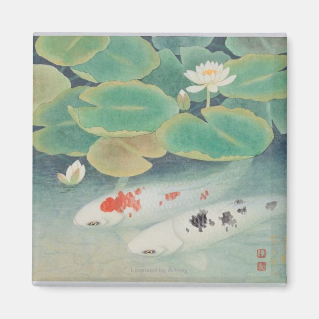 A Couple under Lotus Magnet (Front)