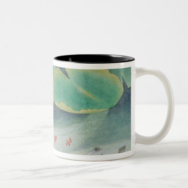 A Couple under Lotus Two-Tone Coffee Mug (Right)