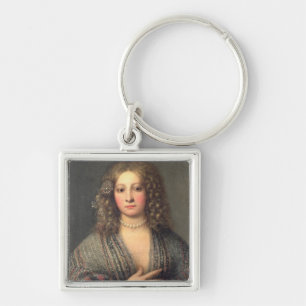 A Courtesan (oil on canvas) Key Ring