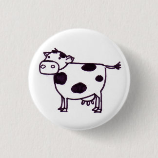 A Cow 3 Cm Round Badge