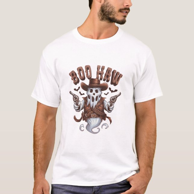 A cowboy ghost T-Shirt (Front)