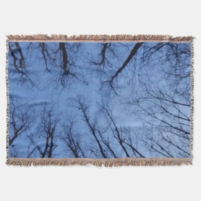 a cozy and serene atmosphere throw blanket (Front)