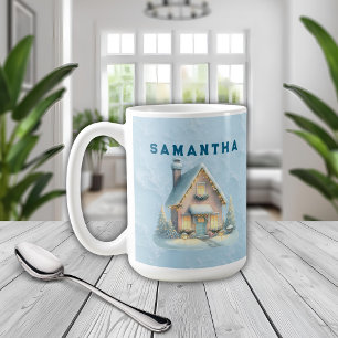  A Cozy Christmas Gift - Personalized Name Mug 