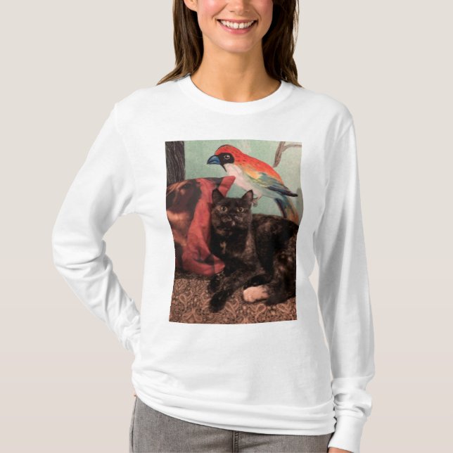 A cozy indoor feral T-Shirt (Front)