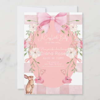 A Cozy Little Baby Is on the Way Shower Invitation