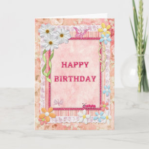 A craft birthday card