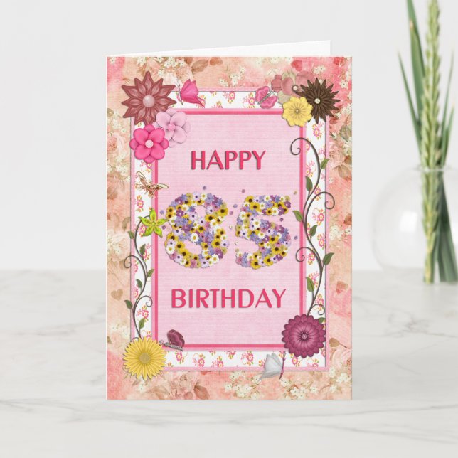 A craftlook 85th birthday card (Front)