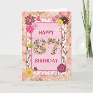 A craftlook 87th birthday card
