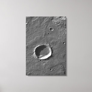 A crater on Mars Canvas Print