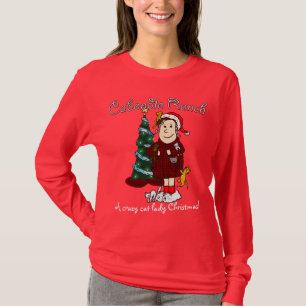 'A Crazy Cat Lady Christmas' T-Shirt