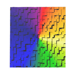 A creative colourful background notepad