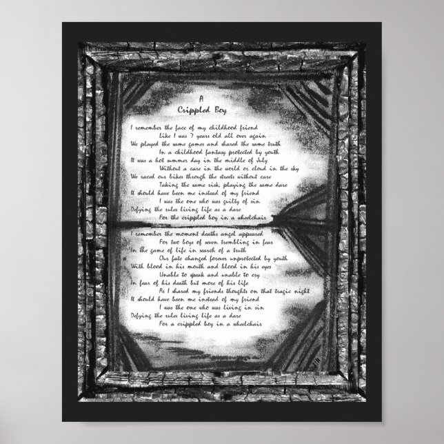 A Crippled Boy Poster (Front)