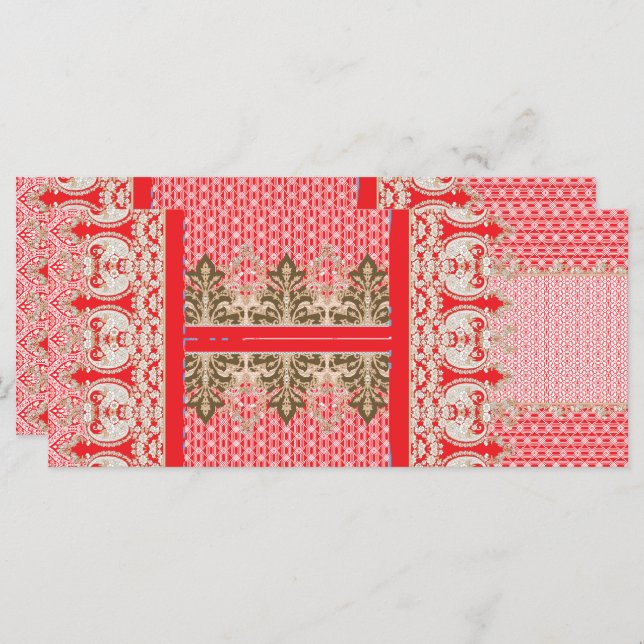 a cross stitch pattern with a red border menu (Front/Back)