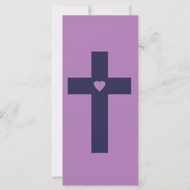 A cross with heart  (Front)