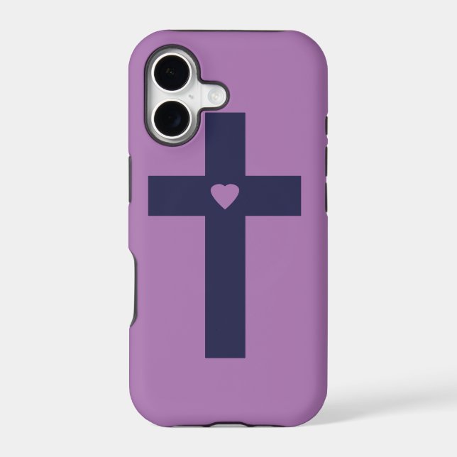 A cross with heart  (Back)