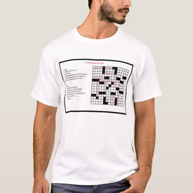 A Crossword for Dad Shirt (Front)
