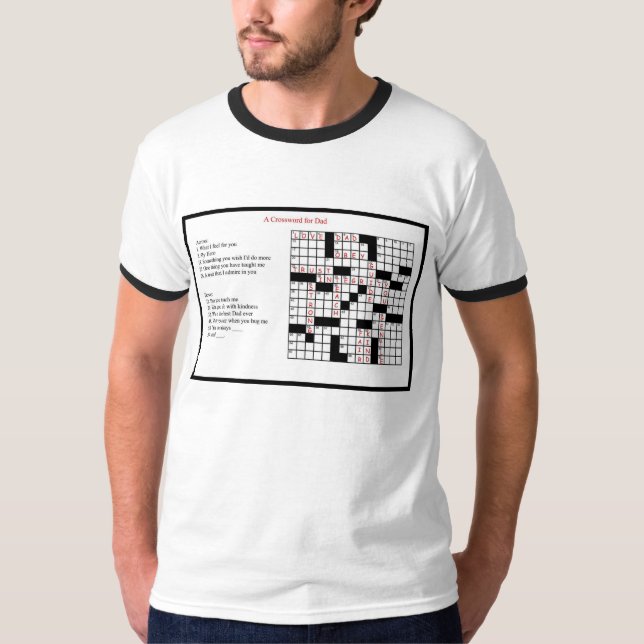A Crossword for Dad T-Shirt (Front)