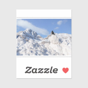 A Crow At Crowfoot Mountain Alberta Canada