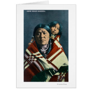 A Crow Indian Madonna and Child