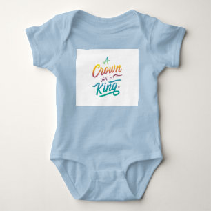 A Crown for a King Baby Bodysuit