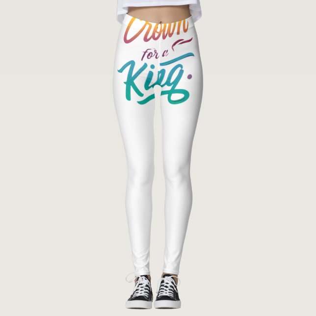 A Crown for a King Leggings (Front)