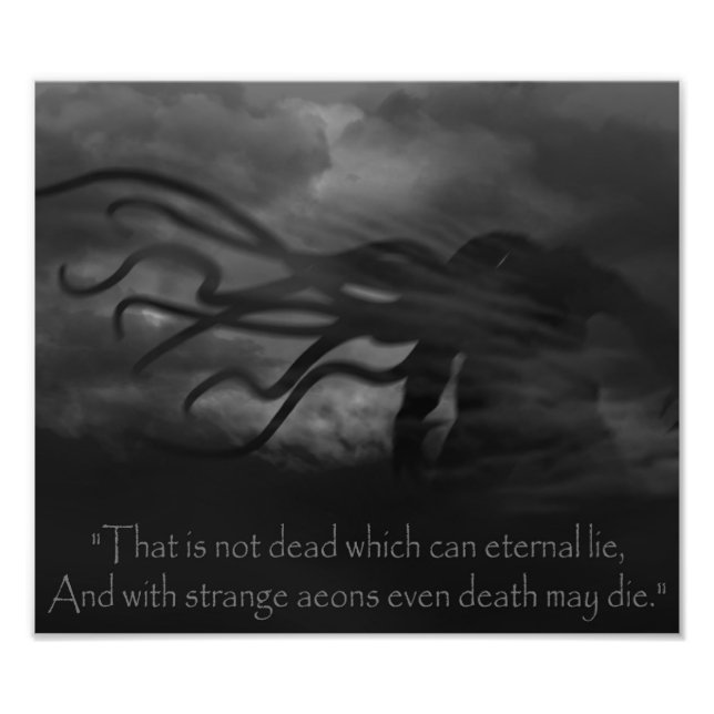 A Cthulhu in the Wind Photo Print (Front)