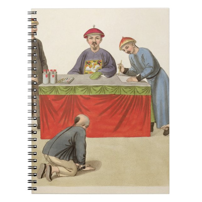 A Culprit before a Magistrate, plate 1 from 'The P Spiral Notebook (Front)