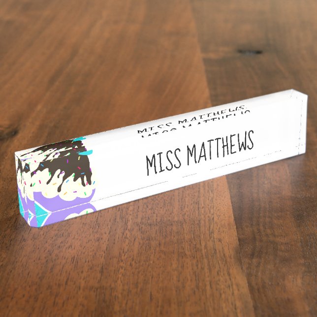 A Cup Full of Sweetness Nameplate (Side)