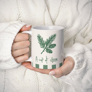 A Cup of Cheer Pinecone Christmas